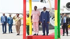 [PHOTOS] Ruto lands in Guinea Bissau for official visit