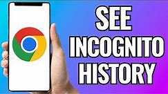 How To See Incognito History On Google Chrome On Android