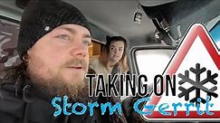 Surviving Storm Gerrit at the Top of a Mountain with 80mph Winds | Vanlife Scotland Vlog