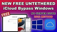 🔥 (2022) Latest FREE Untethered iCloud Bypass Windows iPhone 5S to X iPad/iPod iOS 12.5.5/13/14.8.1