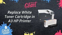 How to insert White Toner in your HP CP5225 Printer