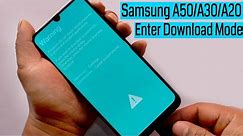 Samsung A50/A30/A20/A10 Enter Into Download Mode New Trick 2019