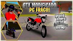 GTA MOTOVLOG PARA PC FRACO! | MUITO LEVE (800MB)