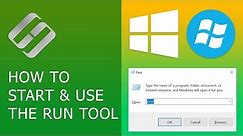 How to Start and Use the Run Tool in Windows 10, 8 or 7 🔨 📝 💻