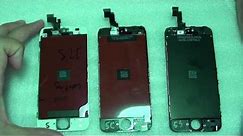 iPhone 5 / 5C / 5S Screen Comparison and Differences