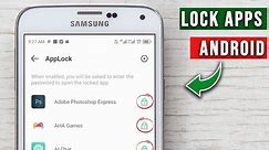 How to Lock ANY Apps on android phone with this simple trick!