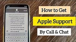 How to Contact Apple Support By Chat | Get Apple Support By Call & Chat.