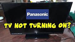 How to Fix Your Panasonic TV That Won't Turn On - Black Screen Problem