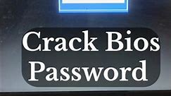 How To Remove BIOS Password / Crack BIOS Password 100% Useful Method #shorts #bios