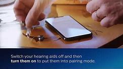 How to pair Philips HearLink hearing aids to iPhone
