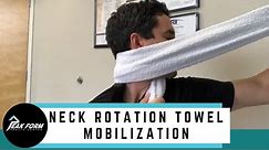 Neck Rotation Towel Mobilization | San Diego Chiropractor