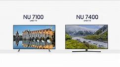 Samsung | NU7100 ve NU7400 UHD Smart TV Kıyaslama