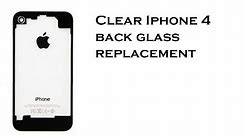 Transparent iPhone 4 Back Glass Replacement - My First Phone Repair - 150 Subscriber Special