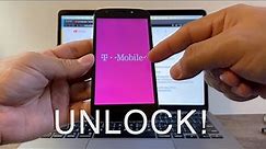 Unlock your T-Mobile phone for FREE using the t mobile unlock app