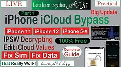 iPhone 11, iPhone 12 iPhone 6 to iPhone x Bypass with IPSW Decrypting Edit iCloud Values Part 1
