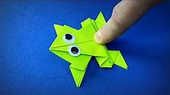 Jak Zrobić Skaczącą żabę z papieru: sposób na wypełnienie wolnego czasu z dzieckiem | Żaba Origami