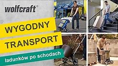 Wózek Transportowy TS 850 - Wygodny także na Schodach! | wolfcraft