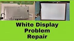 monitor white scree problem !PANNEL WHITE SCREEN PROBLEM AND SOLUTION