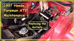 Honda ATV Maintenance - Replacing the Battery