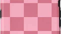 Amazon.com: iPhone 7 Plus/8 Plus Bubblegum Pink Classic Checkered Big Checkerboard Case Case