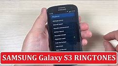 Samsung Galaxy S3 ORIGINAL RINGTONES
