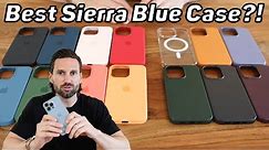 iPhone 13 Pro Sierra Blue | What is the BEST LEATHER and SILICONE Case?!