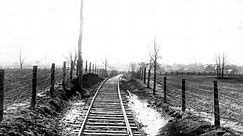 Allentown & Reading traction line today, Church Lane near Trexlertown, Pennsylvania