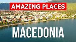 Macedonia country tour | Attractions, lakes, mountains, nature, cities | 4k video | North Macedonia
