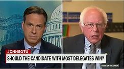 Jake Tapper spoke to Sen. Sanders about superdelegates in 2016 here's what he said