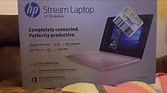 HP Stream Laptop Pink