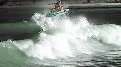 Sierra Kerr surfing BSR Wavepool Texas 13 years old