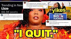 Lizzo LIED About Quitting Music For ATTENTION?! (yikes)