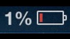 When Your Phone is at 1%