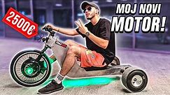 MOJ NOVI MOTOR SA TRI TOČKA ! * električni *