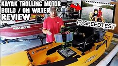 Kayak Trolling Motor Build & Speed Test | EASY | 2020 | DIY