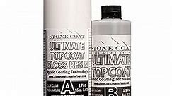 Stone Coat Countertops Ultimate Top Coat Epoxy - DIY Epoxy Resin Kit with Extra Scratch Resistance and UV Resistance for Protecting Your Surface! (Glossy Finish)