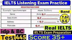 IELTS Listening Practice Test 2024 with Answers [Real Exam - 445 ]