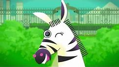 Cartoon Songs for Kids & Lyrics - "Zebra Cadabra"