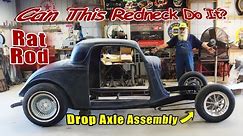 34 Ford Coupe Front Suspension Mock Up Assembly