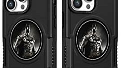 Magnetic Pattern iPhone 12 Case, with DC Superhero Character, Military Level Protection, [Compatible with MagSafe] iPhone 12 Pro Case Black