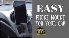 DIY Easy Phone Mount for your car