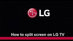 How To Split Screen on a 2022 LG TV | Tips & Tricks