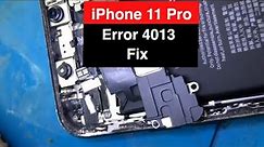 iPhone 11 Pro Error 4013. One Possible Fix..