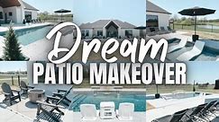 NEW HOME DREAM PATIO MAKEOVER 2024 | PREPARE FOR SUMMER PATIO REFRESH | DIY PROJECT PATIO MAKEOVER