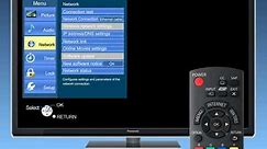 Panasonic VIERA - Connecting to Optional Network WiFi