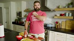 Jason Kelce Frank's Red Hot Recipe Super Bowl Commercial