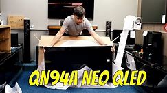 QN94A Samsung Neo QLED 2021 Unboxing, Setup and 4K HDR Demos