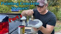 How to Paint Concrete Statues, Part 1
