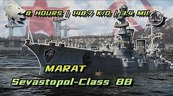 MARAT | Sevastopol-class Battleship | New Sea Monster | War Thunder Naval Review