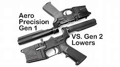 Aero Precision Gen 1 VS. Gen 2 Lower Receiver Comparison